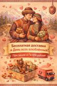 Доставим ваши подарки в День всех влюблённых!