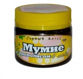 Мумие с прополисом в меду (200гр.) фото в интернет-магазине эко товаров из Горного Алтая