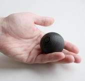 Тыт-тегерик, массажный шар из томлёной лиственницы, диам. 4,4 - 4,7 см фото в интернет-магазине эко товаров из Горного Алтая