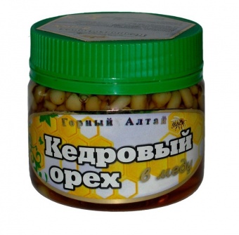 Кедровый орех в меду (200гр.)