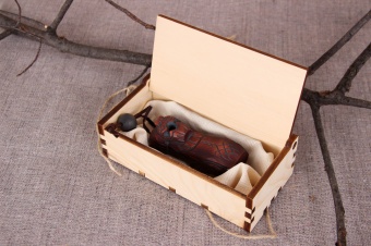 Шаманский набор для медитации в подарочной коробке (варган в футляре, флешка с обучающий видеокурс, набор для ухода)