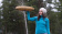 Алтайский бубен из кожи марала и кедра + колотушка, 49-50 см